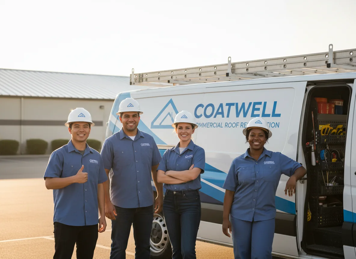 Commercial roof coating company in Stockton, NY